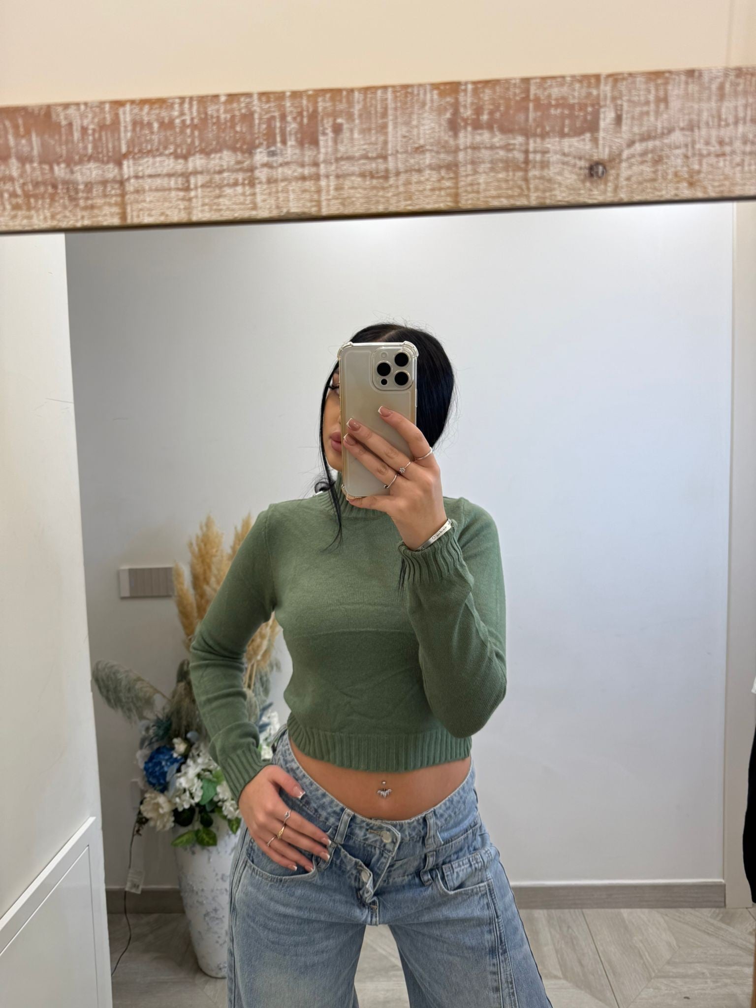 Dolcevita crop tye